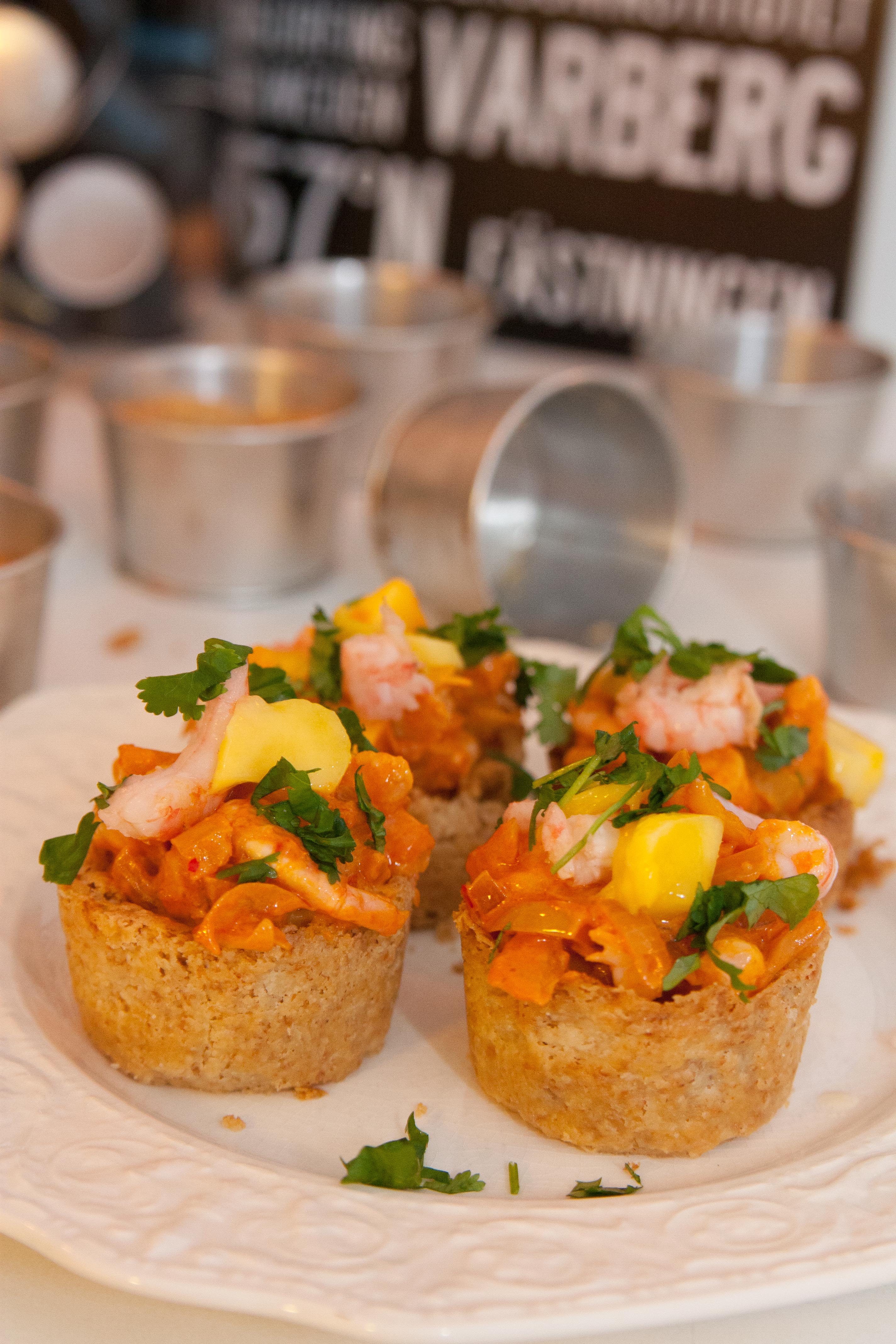 Räkpaj till förrätt